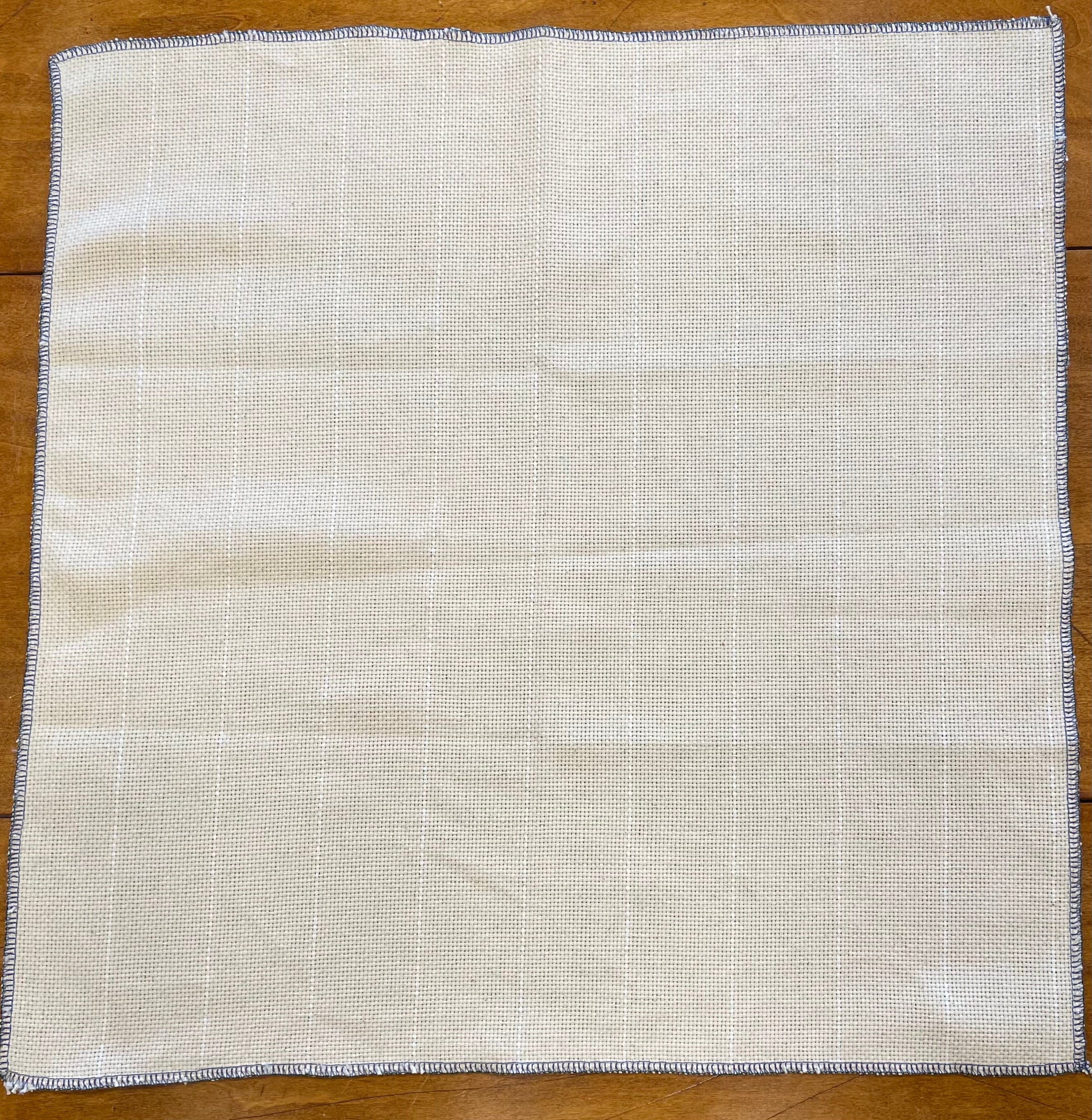 Monks Cloth 20” x 20” Serged  Primitive Homespuns Wool and
